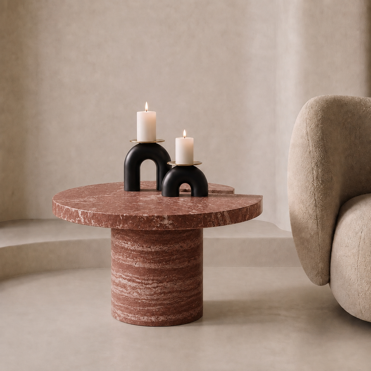Halo Marble Side Table