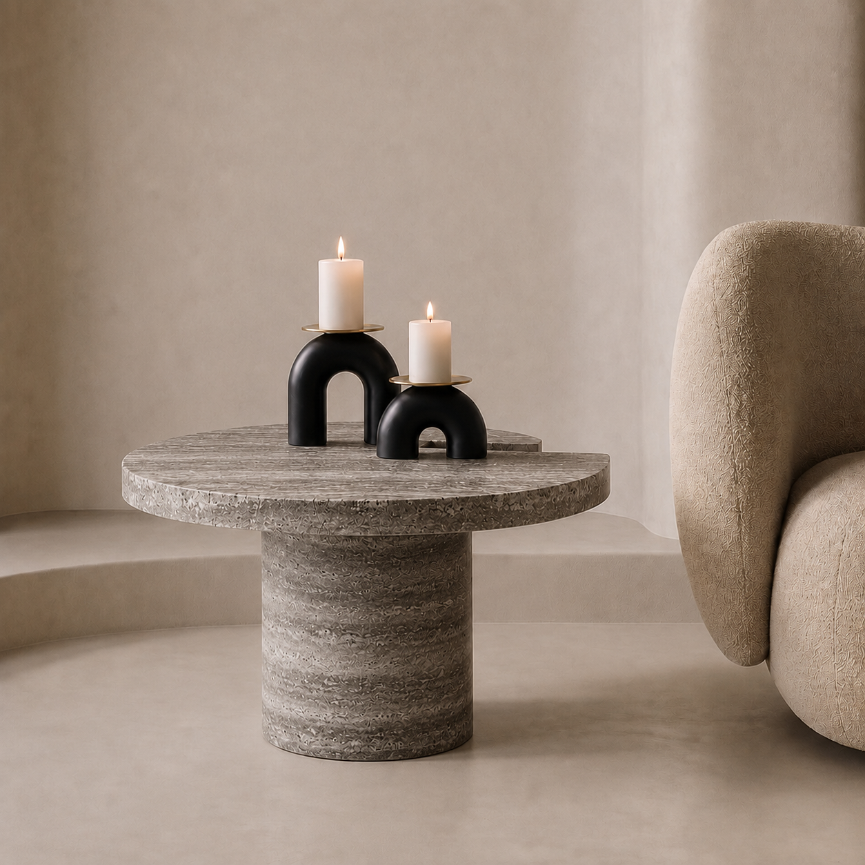 Halo Marble Side Table