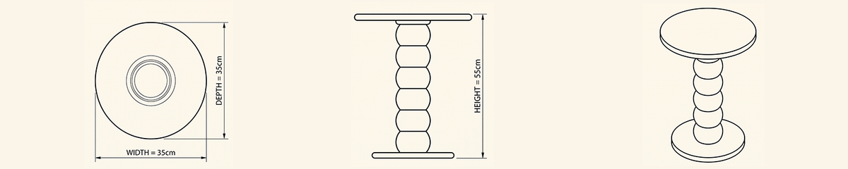 Landscape technical line drawing of 