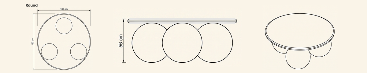 Landscape technical line drawing of 