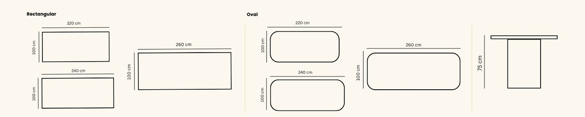 Landscape technical line drawing of 