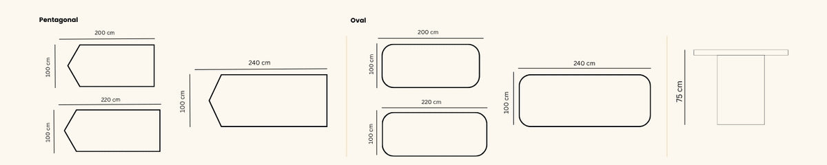Landscape technical line drawing of 