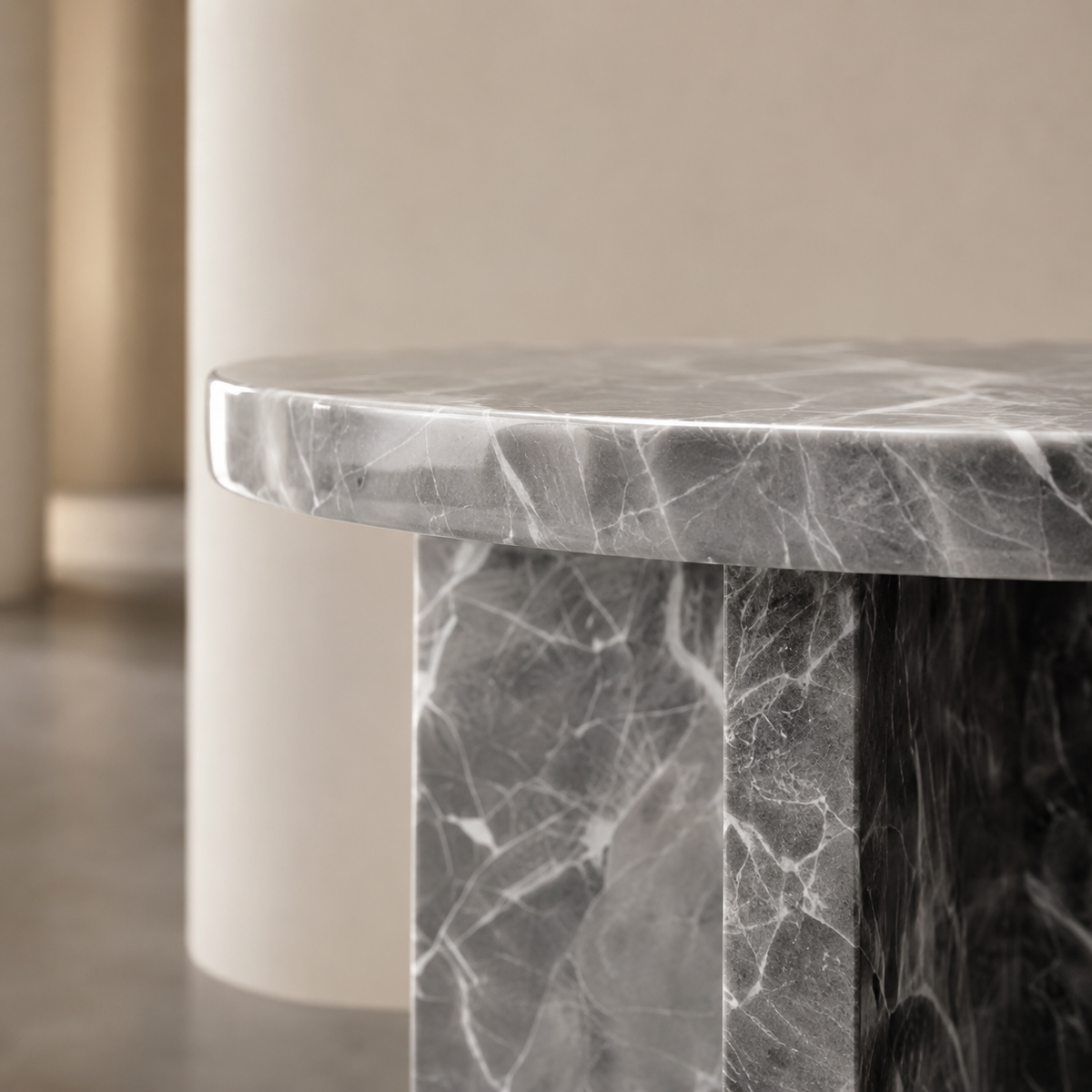 Monolith Marble Side Table | Stoneage Interiors
