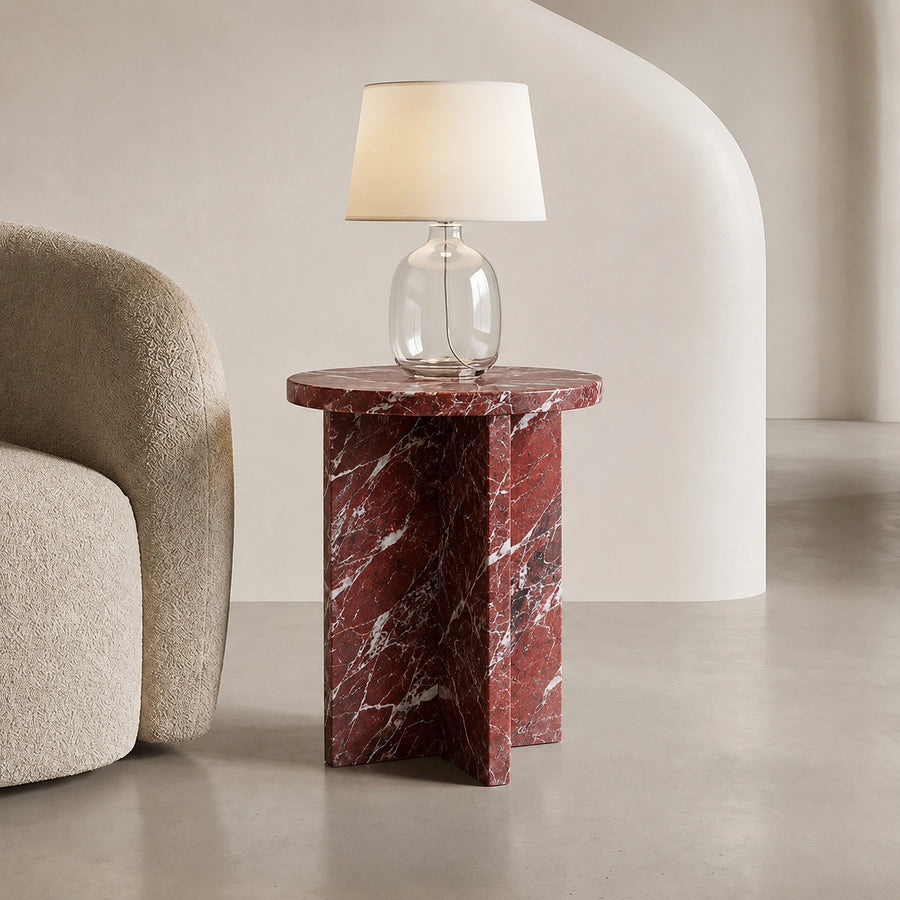 Monolith Marble Side Table