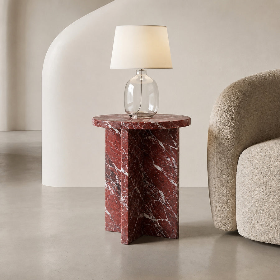 Monolith Marble Side Table | Stoneage Interiors
