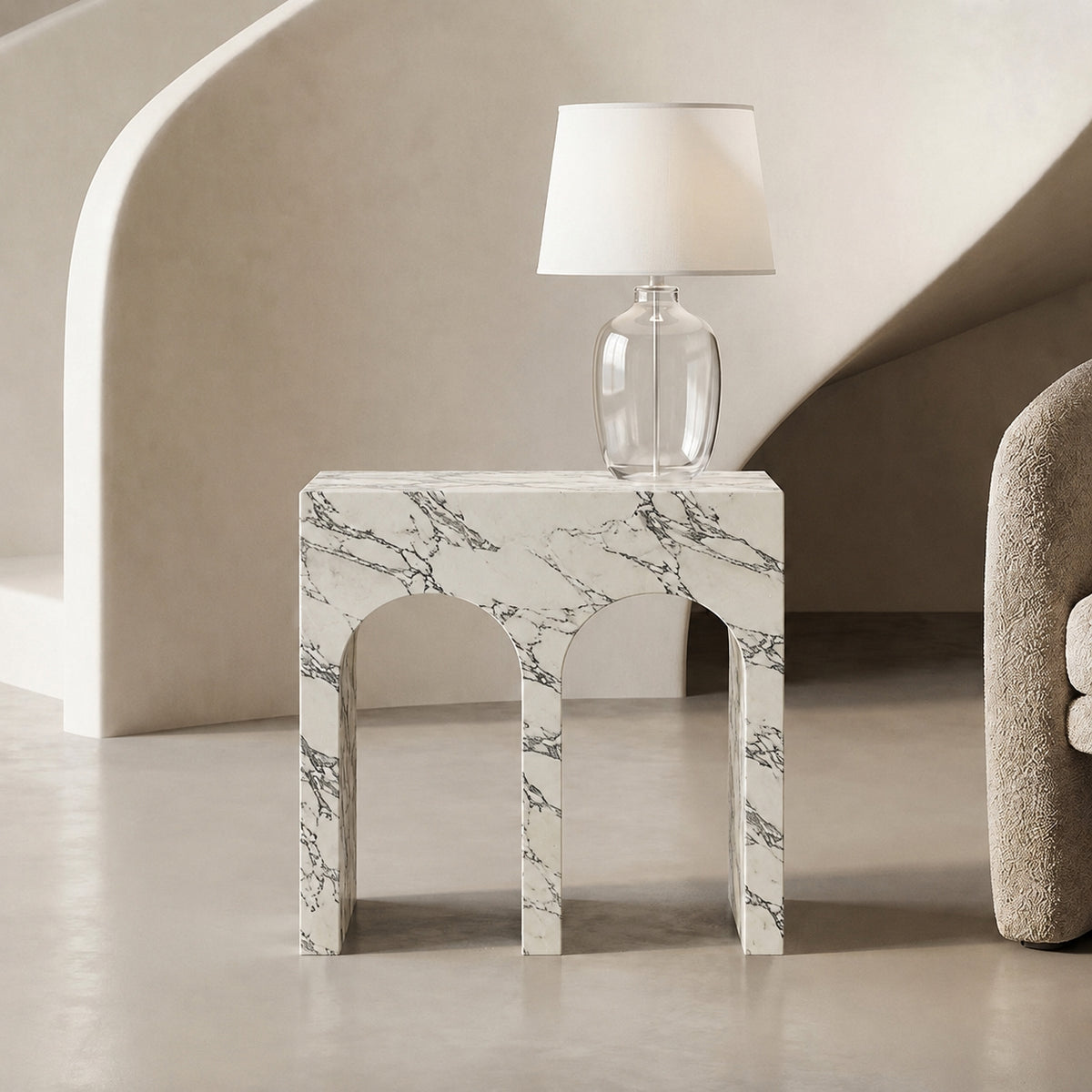 Portico Marble Side Table
