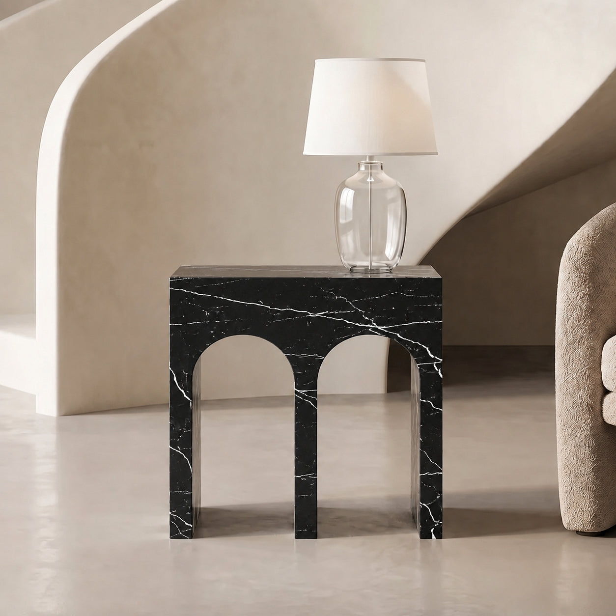 Portico Marble Side Table
