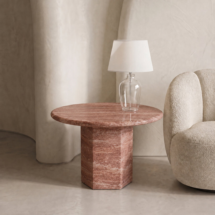 Solenne Marble Side Table