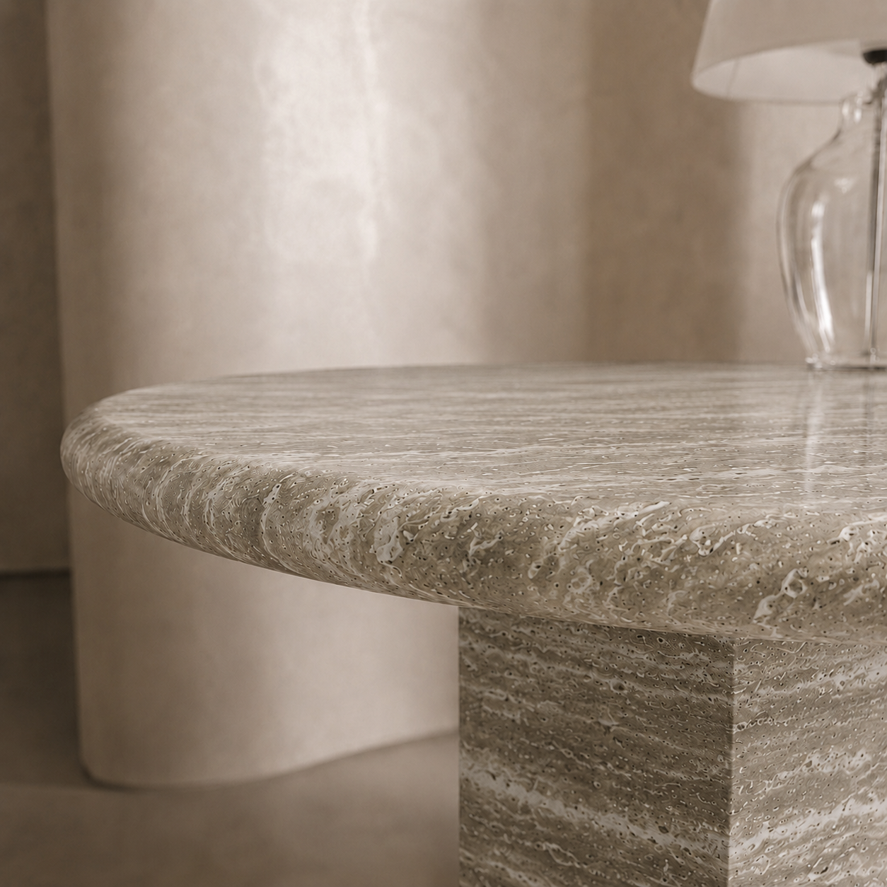 Solenne Marble Side Table