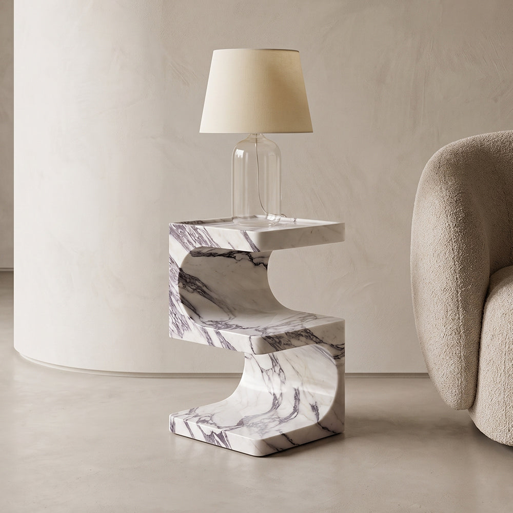 Vela Marble Side Table