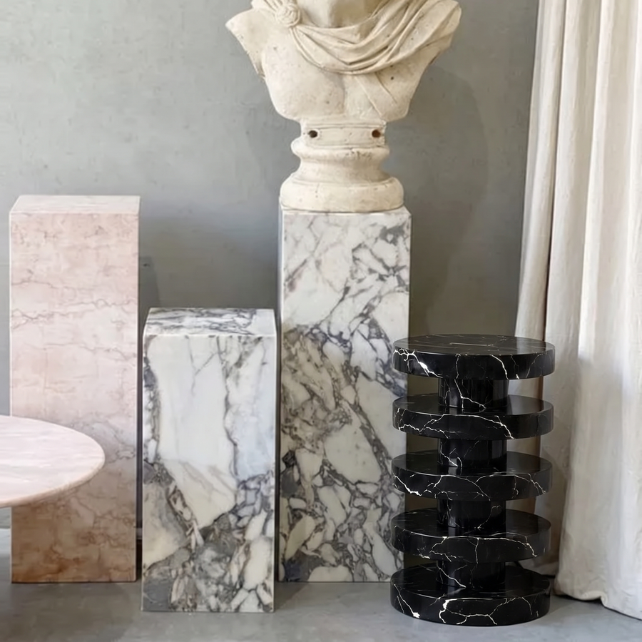 Strata Marble Side Table