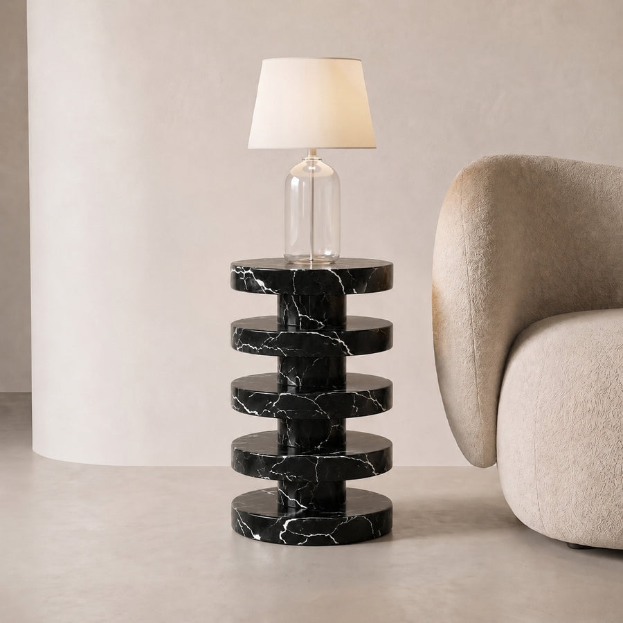 Strata Marble Side Table
