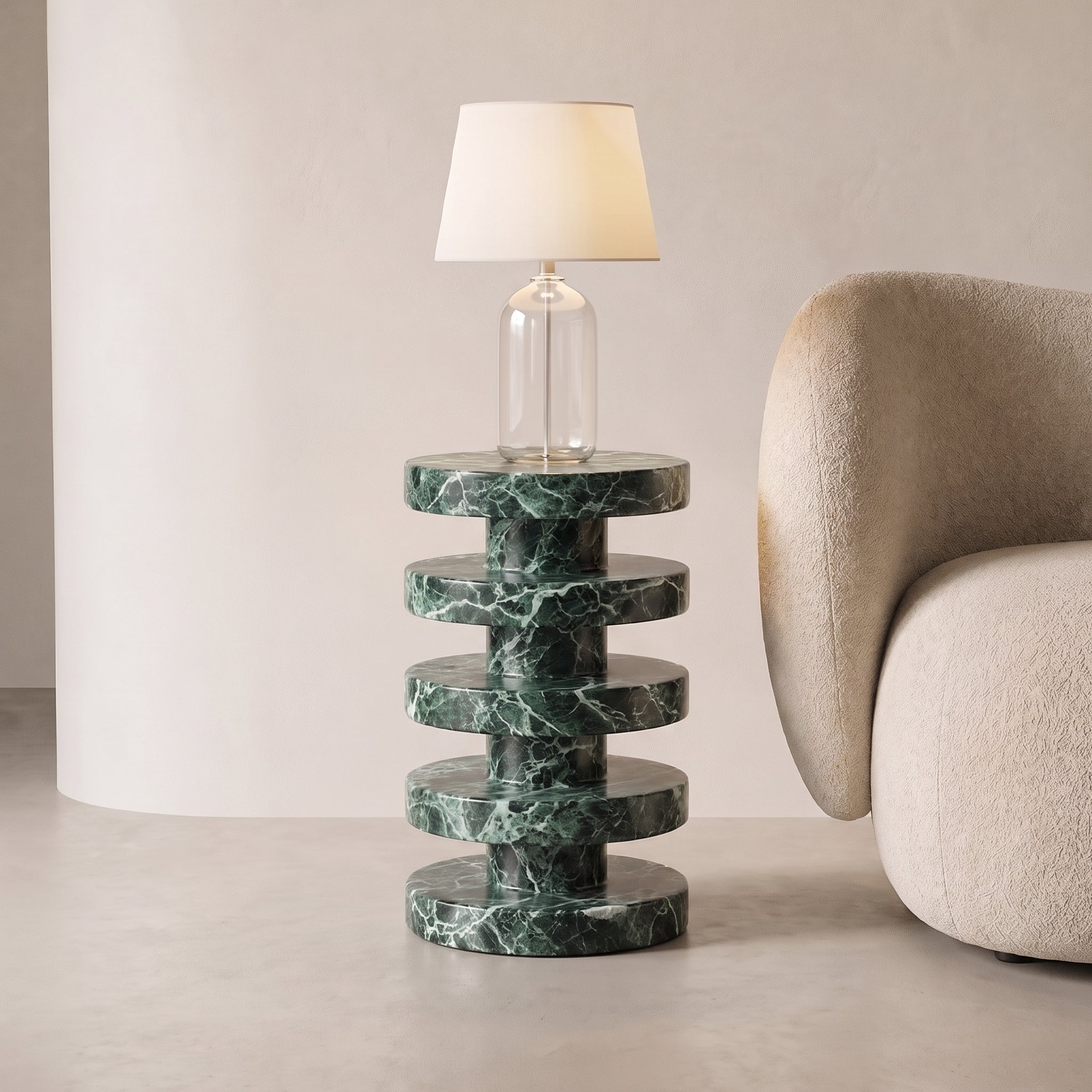 Strata Marble Side Table