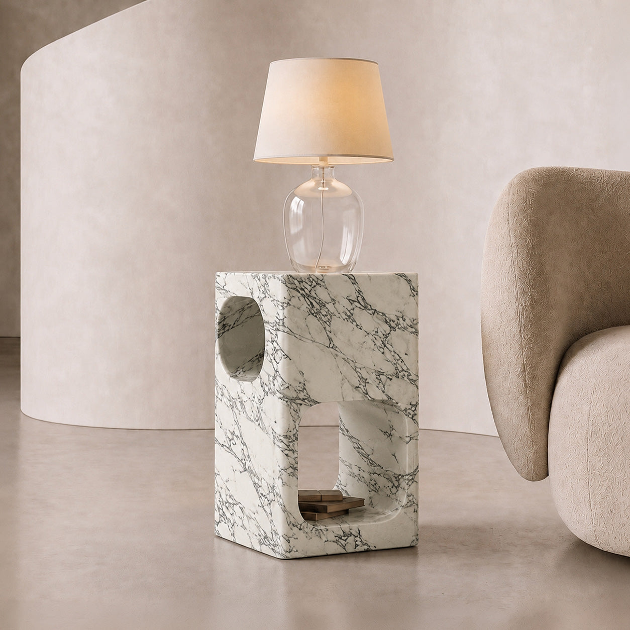 Forma Marble Side Table