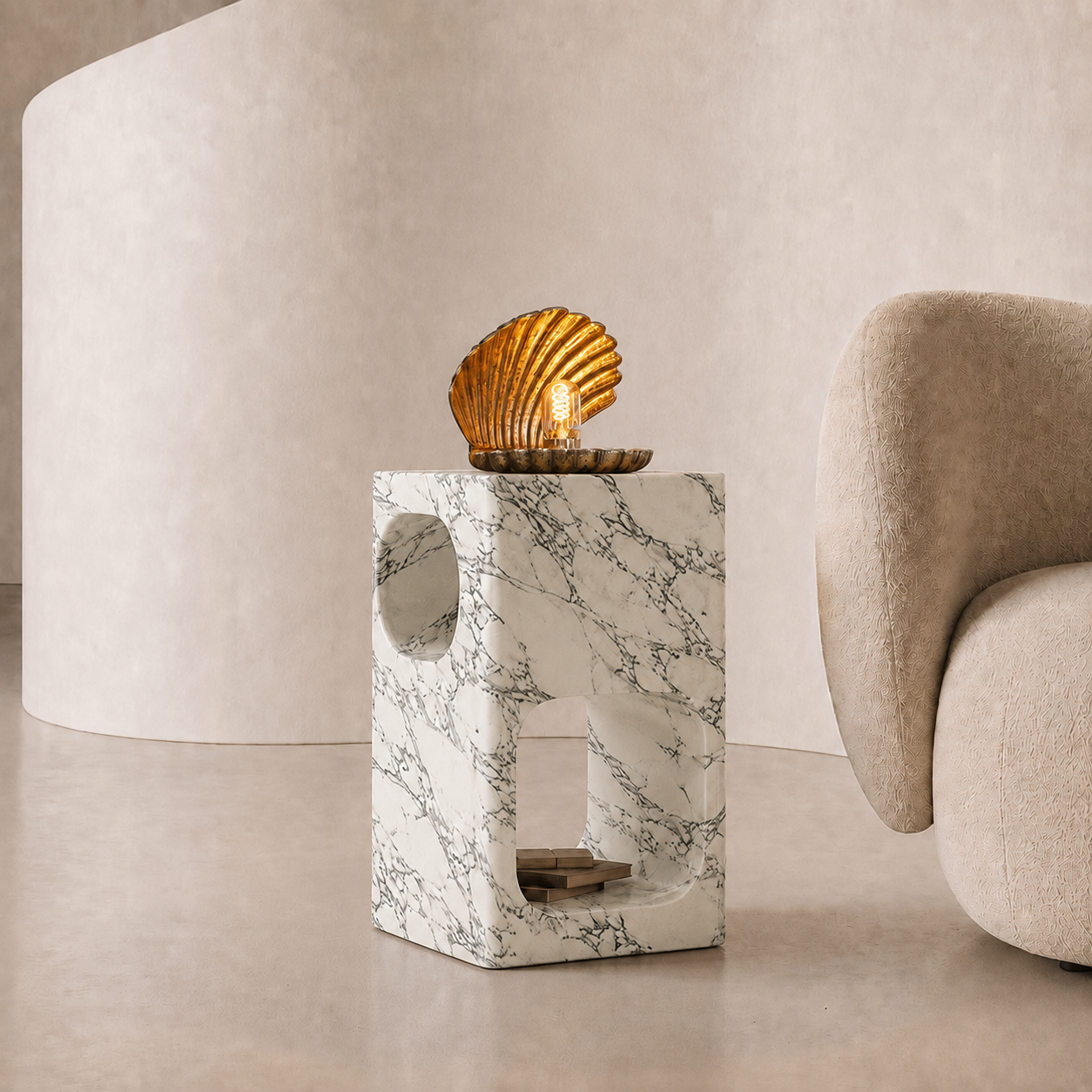 Forma Marble Side Table