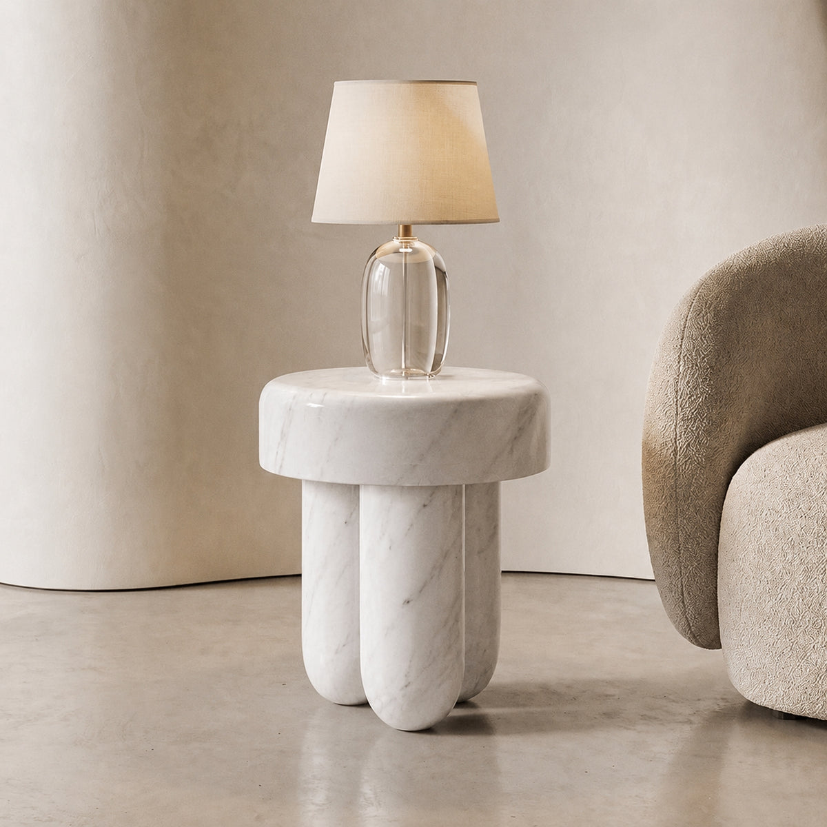 Sora Marble Side Table
