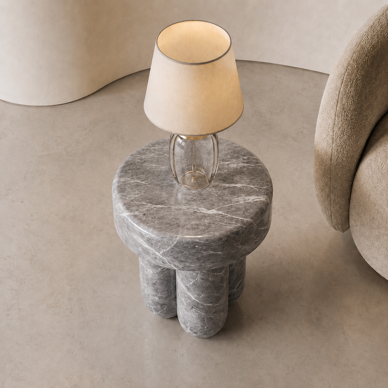 Sora Marble Side Table