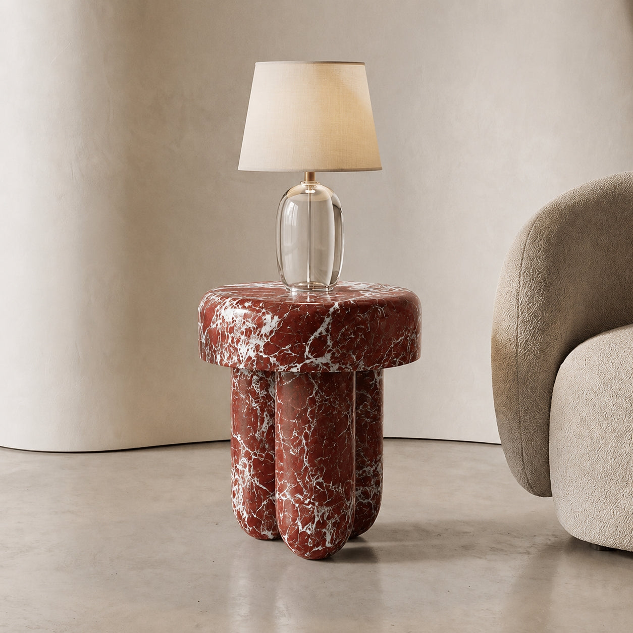 Sora Marble Side Table