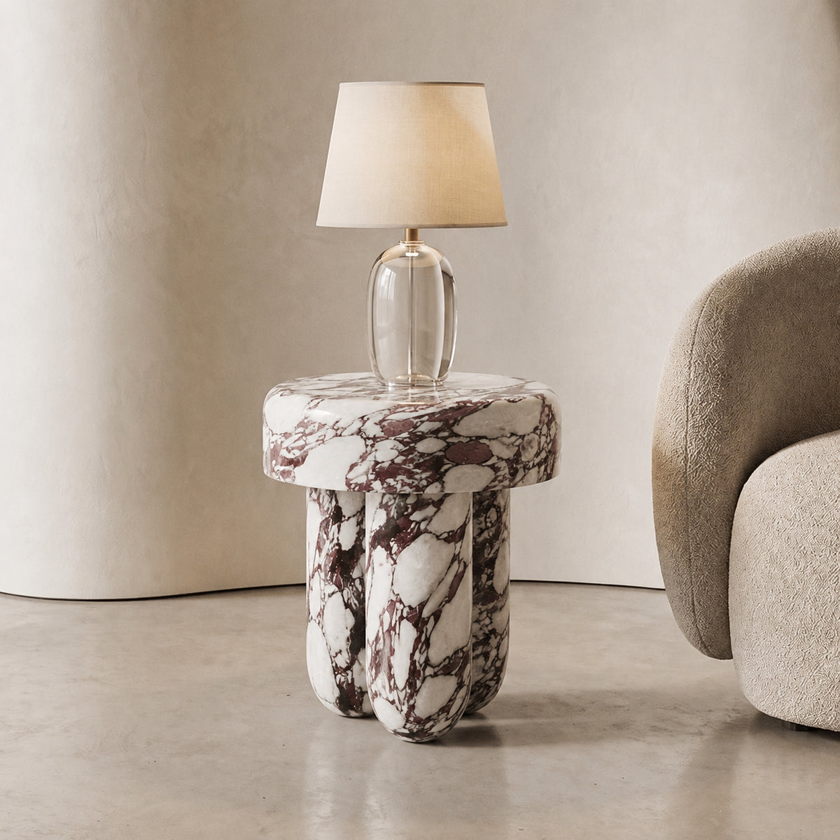Sora Marble Side Table