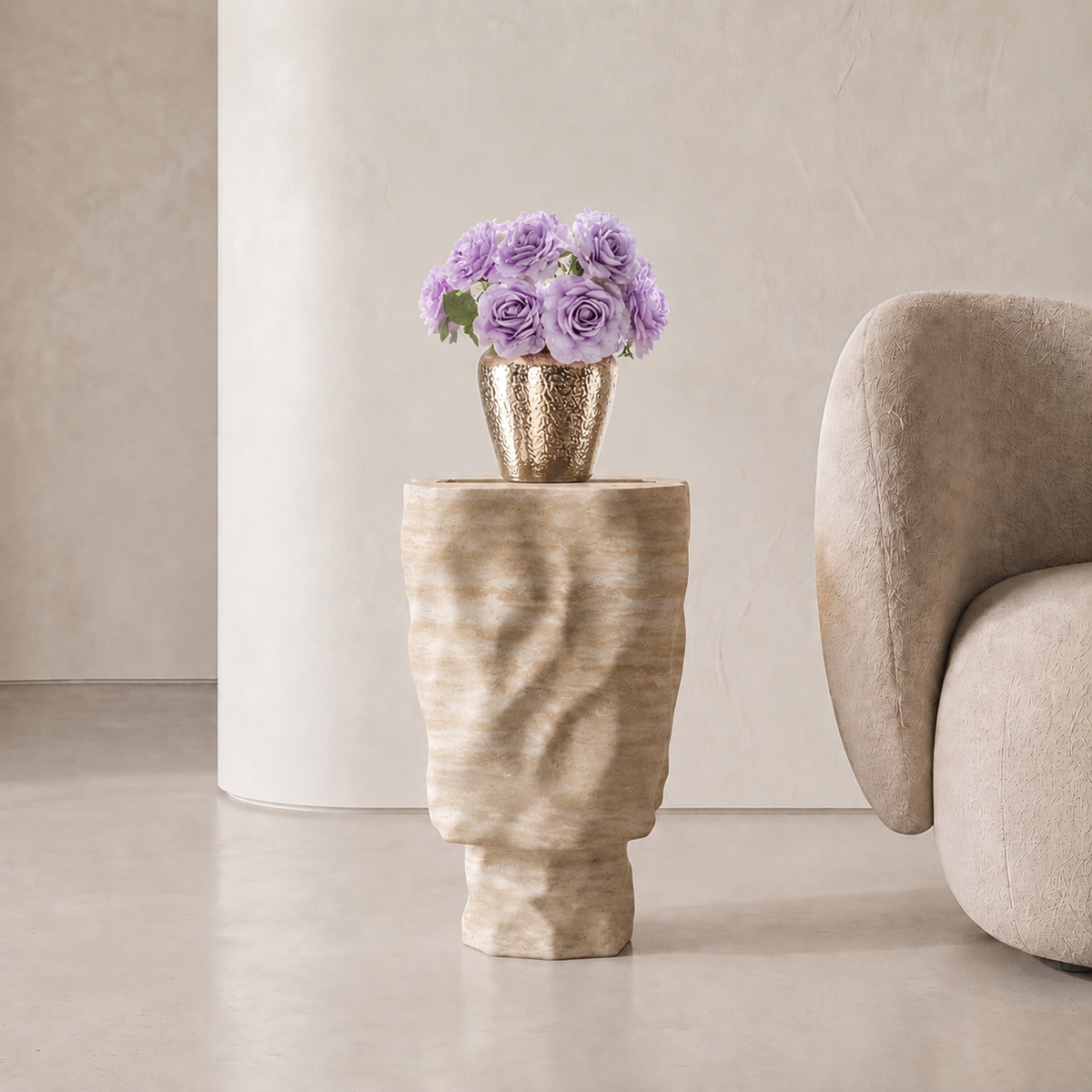 Petra Marble Side Table | Stoneage Interiors
