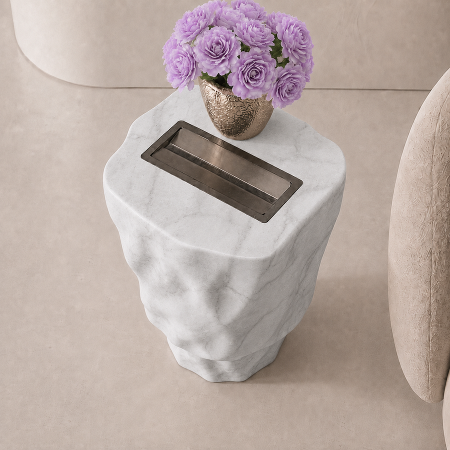 Petra Marble Side Table | Stoneage Interiors