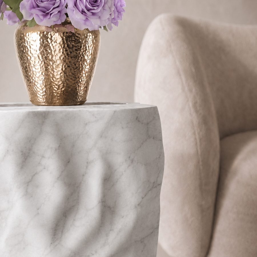 Petra Marble Side Table | Stoneage Interiors