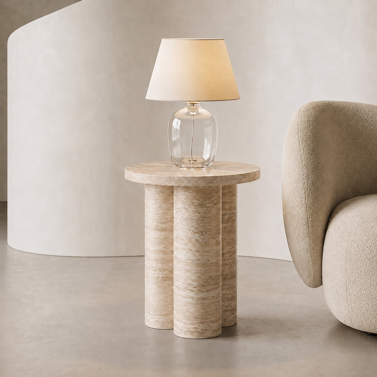 Colonna Marble Side Table