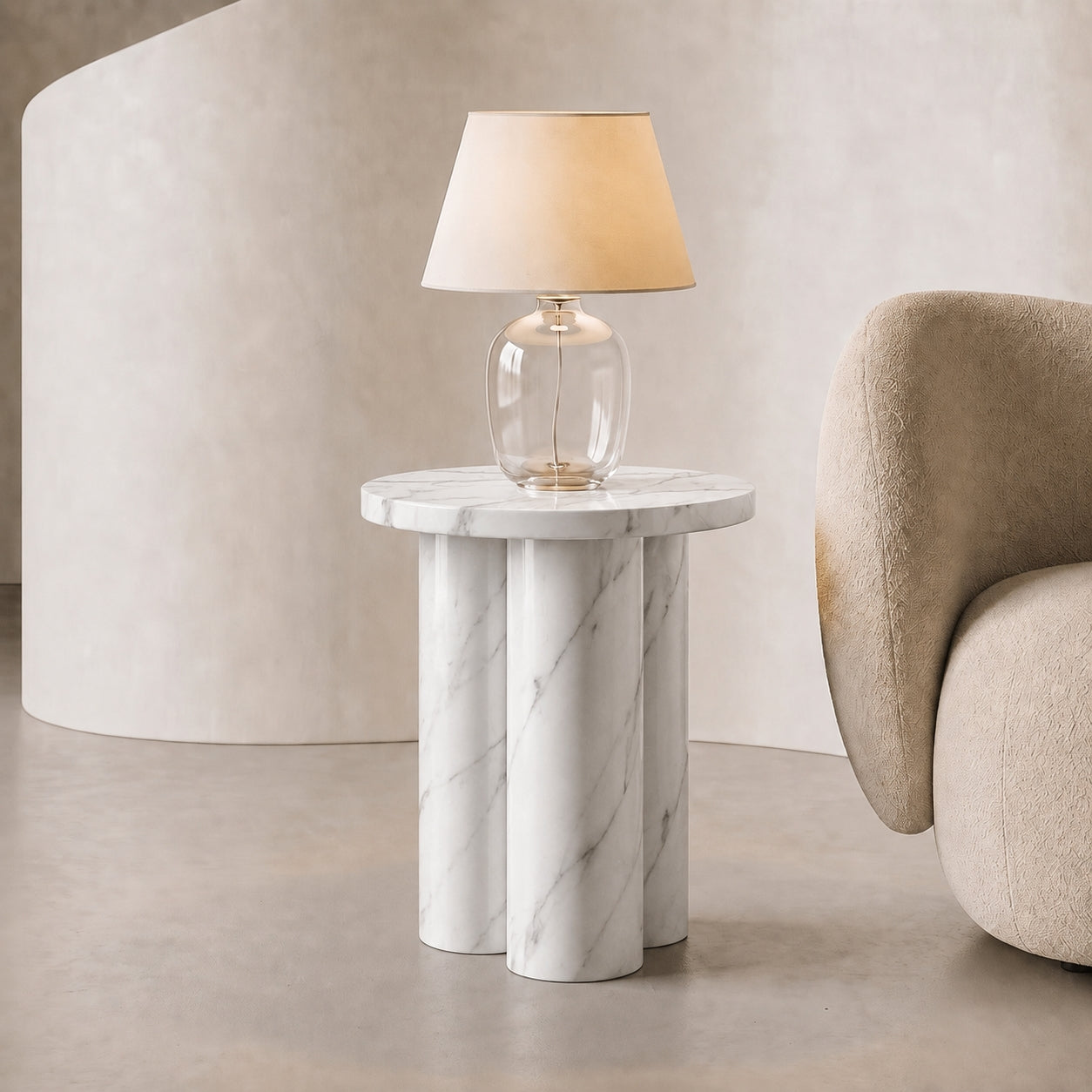 Colonna Marble Side Table