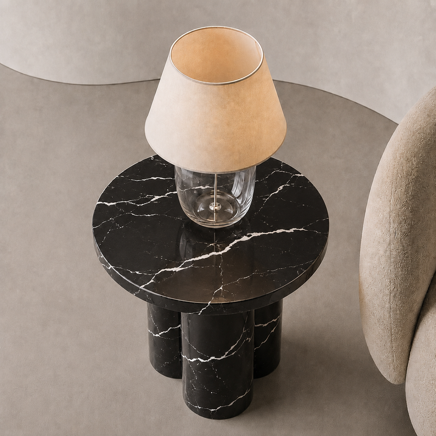 Colonna Marble Side Table | Stoneage Interiors