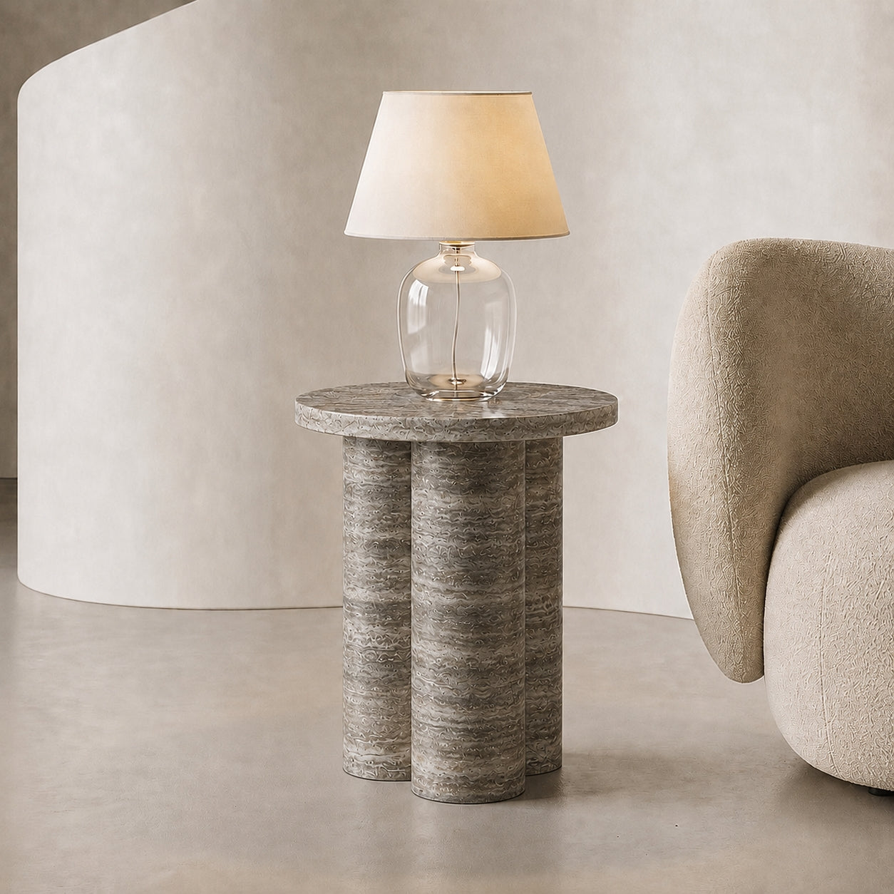 Colonna Marble Side Table