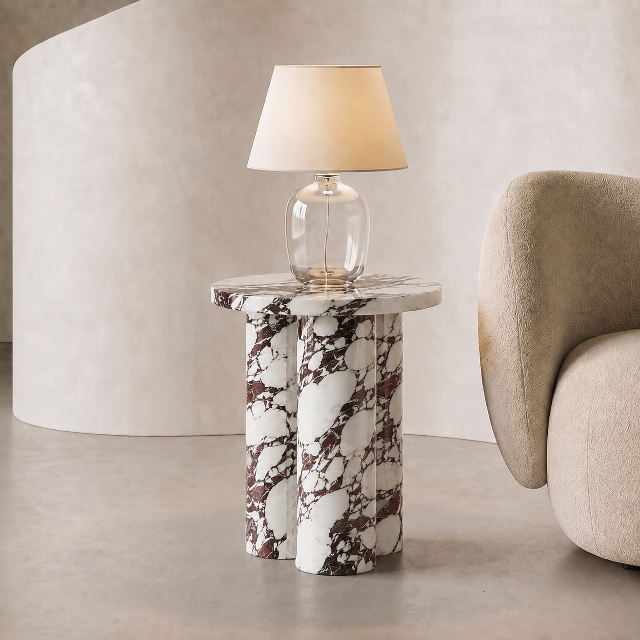 Colonna Marble Side Table