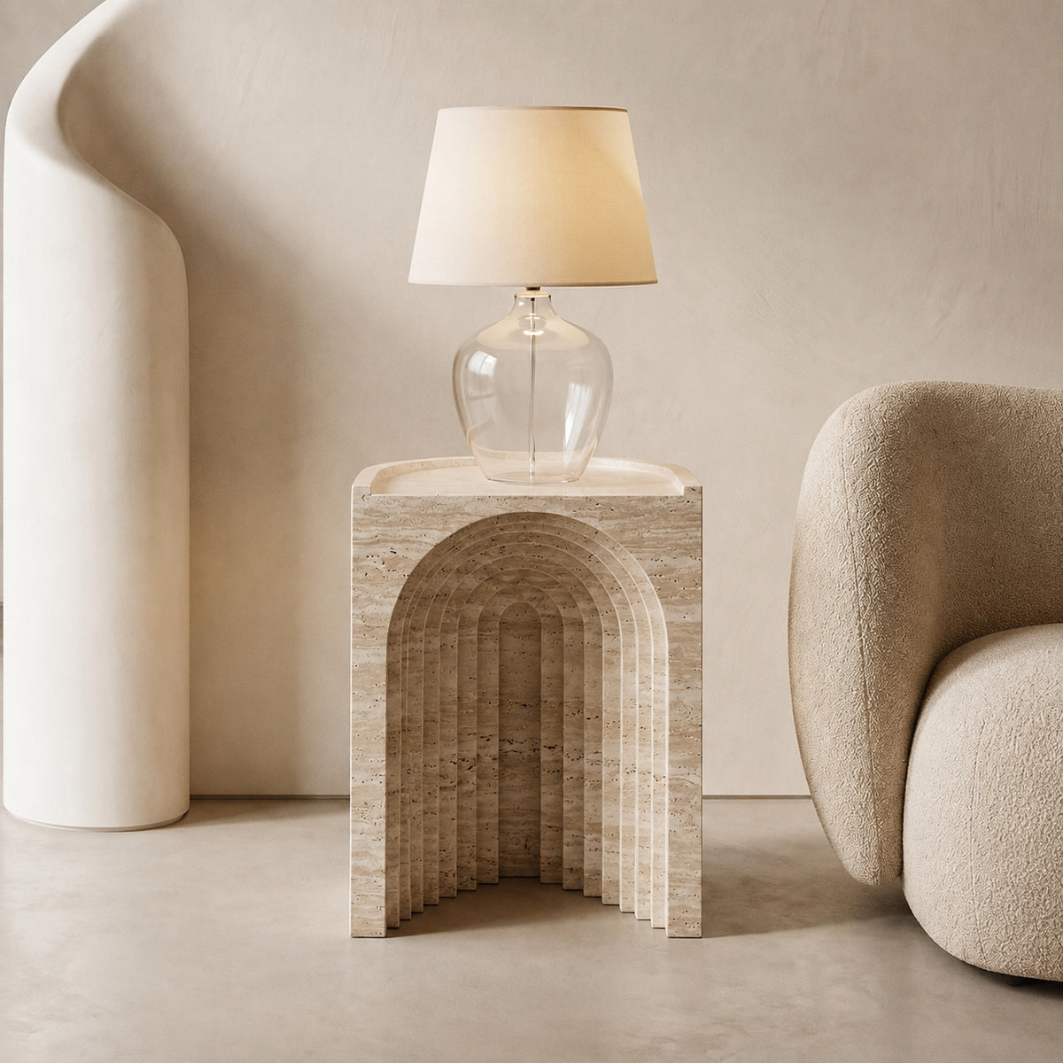 Archway Marble Side Table