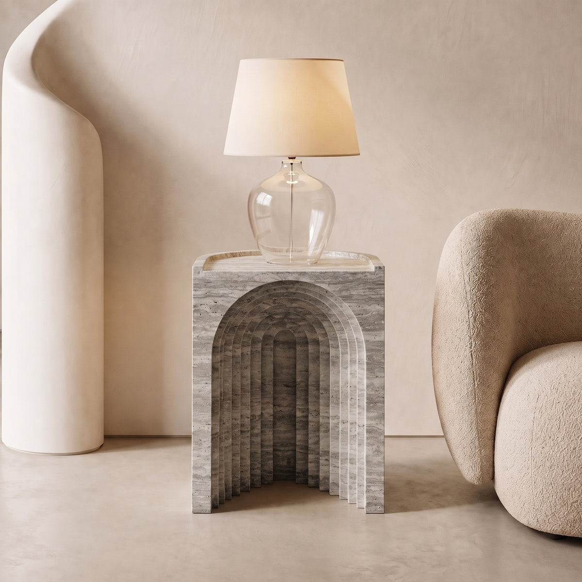 Archway Marble Side Table | Stoneage Interiors