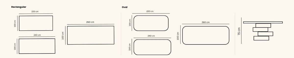 Landscape technical line drawing of 