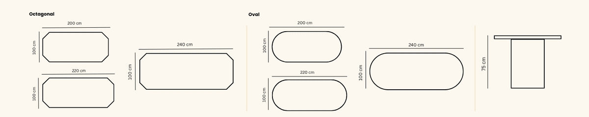 Landscape technical line drawing of 