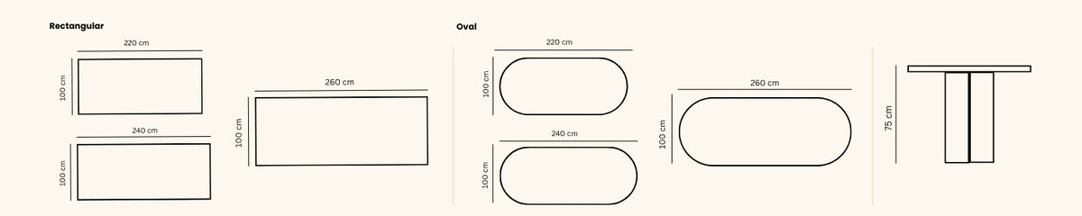 Landscape technical line drawing of 