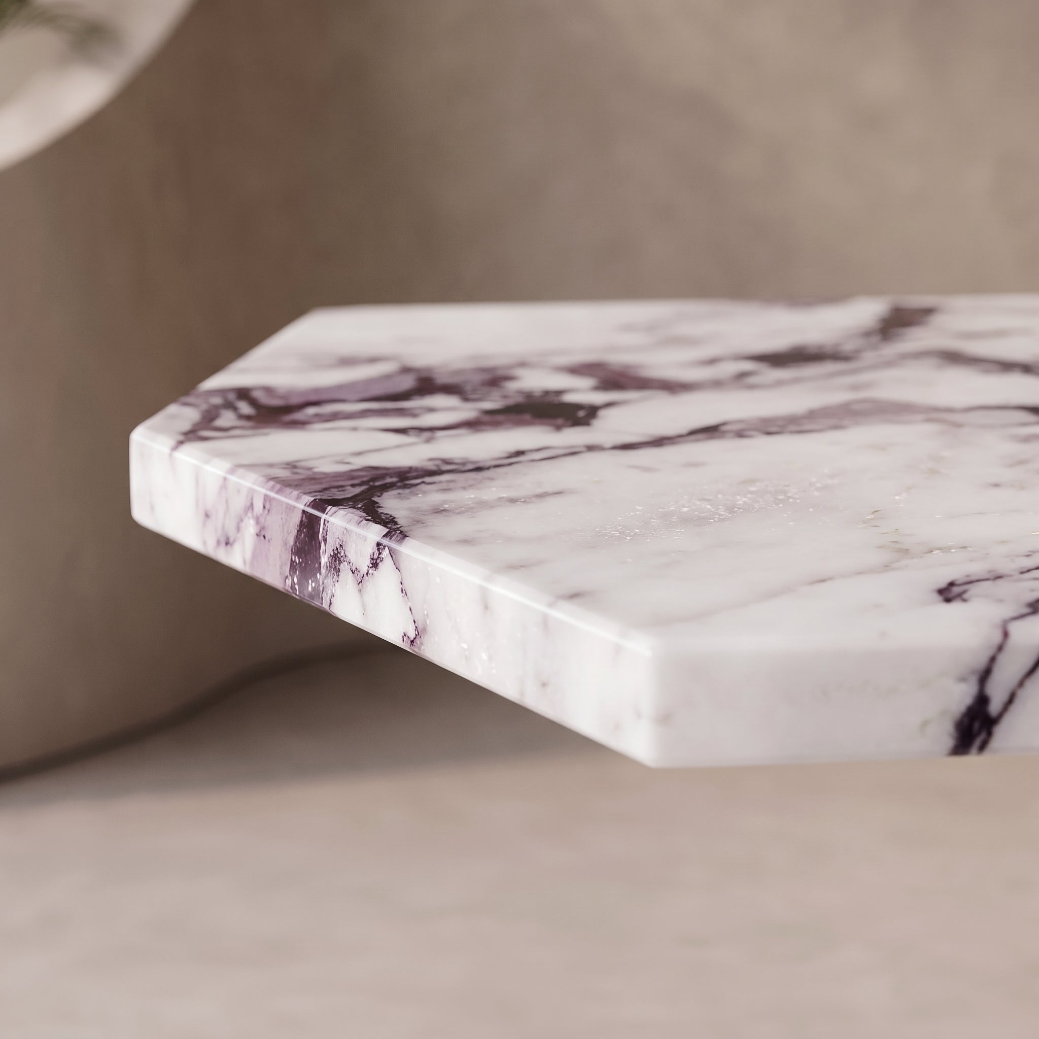 The Aurora Solid Marble Dining Table