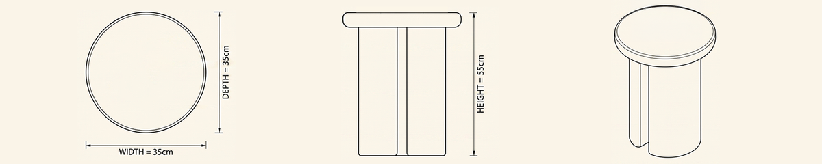 Landscape technical line drawing of 